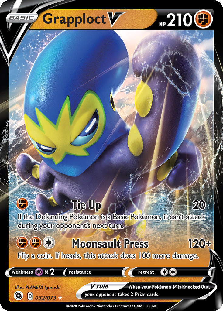 Pokemon TCG Grapploct V 032/073 - Champion's Path