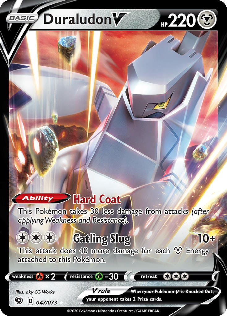 Pokemon TCG Duraludon V 047/073 - Champion's Path