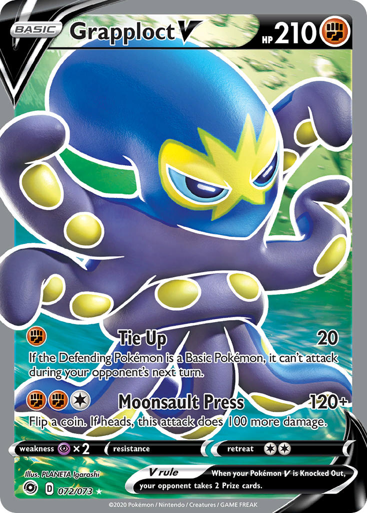 Pokemon TCG Grapploct V 072/073 - Champion's Path