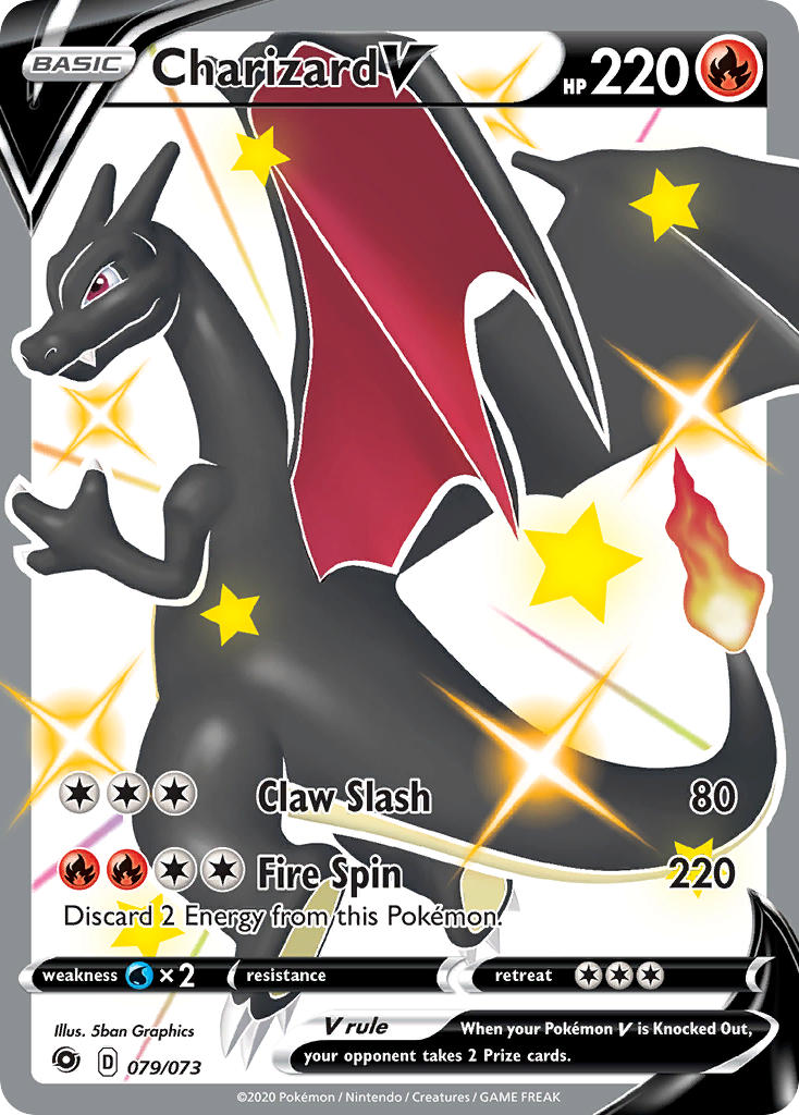 Pokemon TCG Charizard V 079/073 - Champion's Path