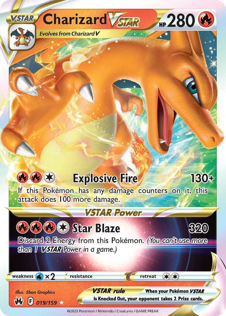 Pokemon TCG Charizard VSTAR 019/159 - Crown Zenith