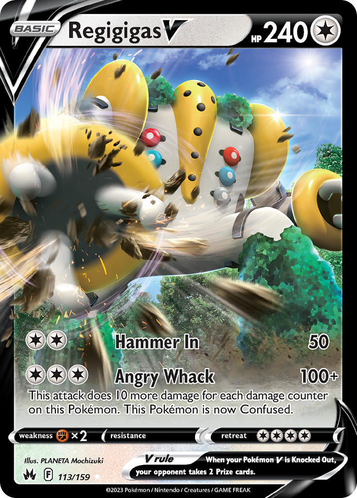 Pokemon TCG Regigigas V 113/159 - Crown Zenith