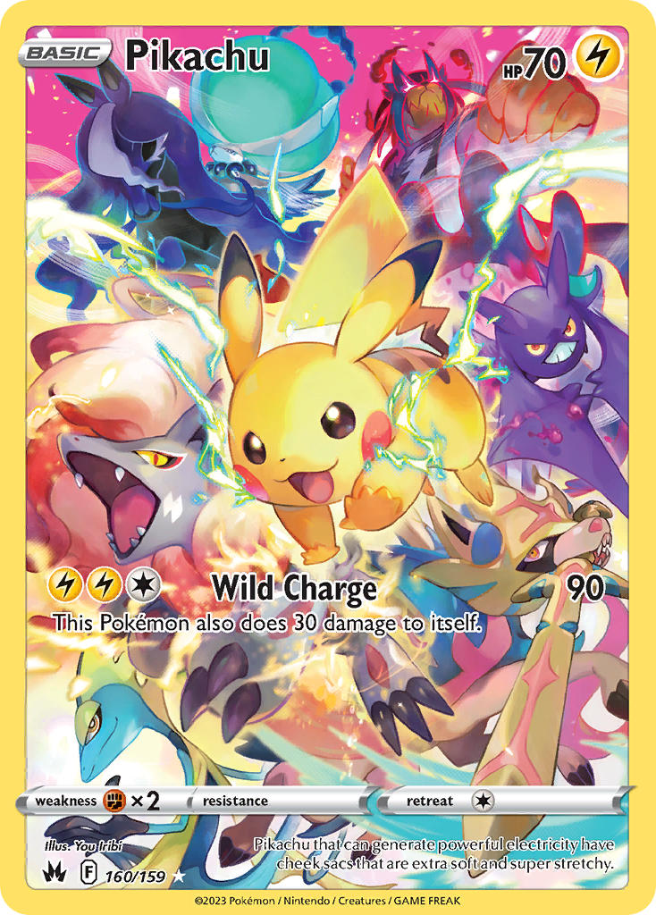Pokemon TCG Pikachu 160/159 - Crown Zenith