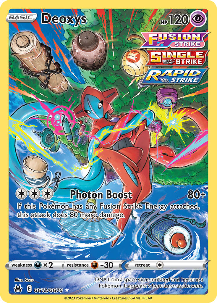 Pokemon TCG Deoxys GG12/GG70 - Crown Zenith