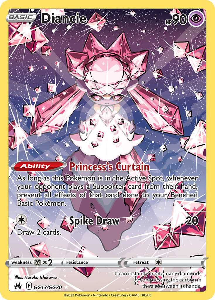 Pokemon TCG Diancie GG13/GG70 - Crown Zenith