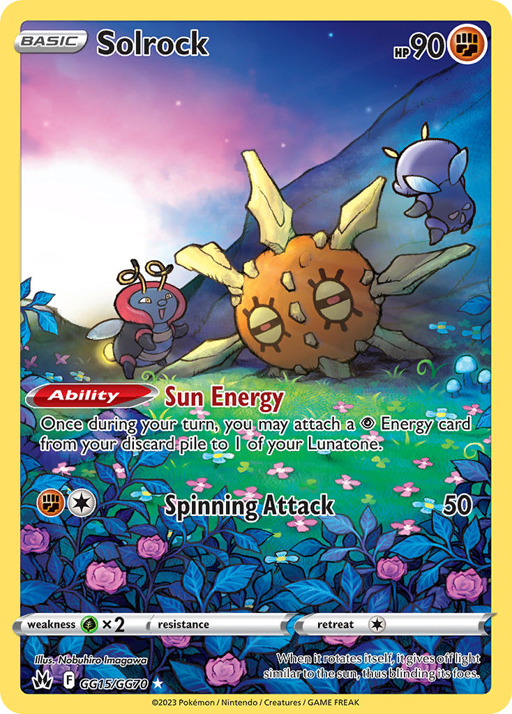 Pokemon TCG Solrock GG15/GG70 - Crown Zenith