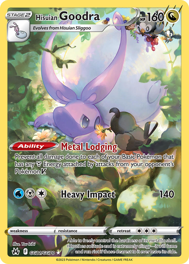 Pokemon TCG Hisuian Goodra GG21/GG70 - Crown Zenith