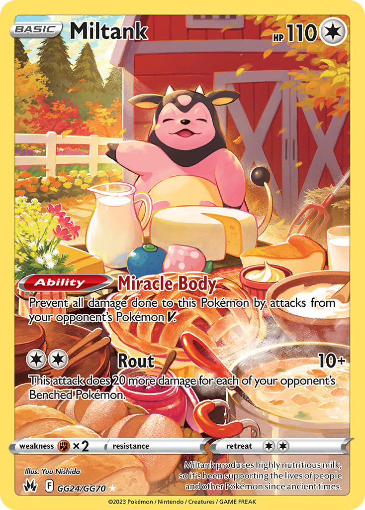 Pokemon TCG Miltank GG24/GG70 - Crown Zenith