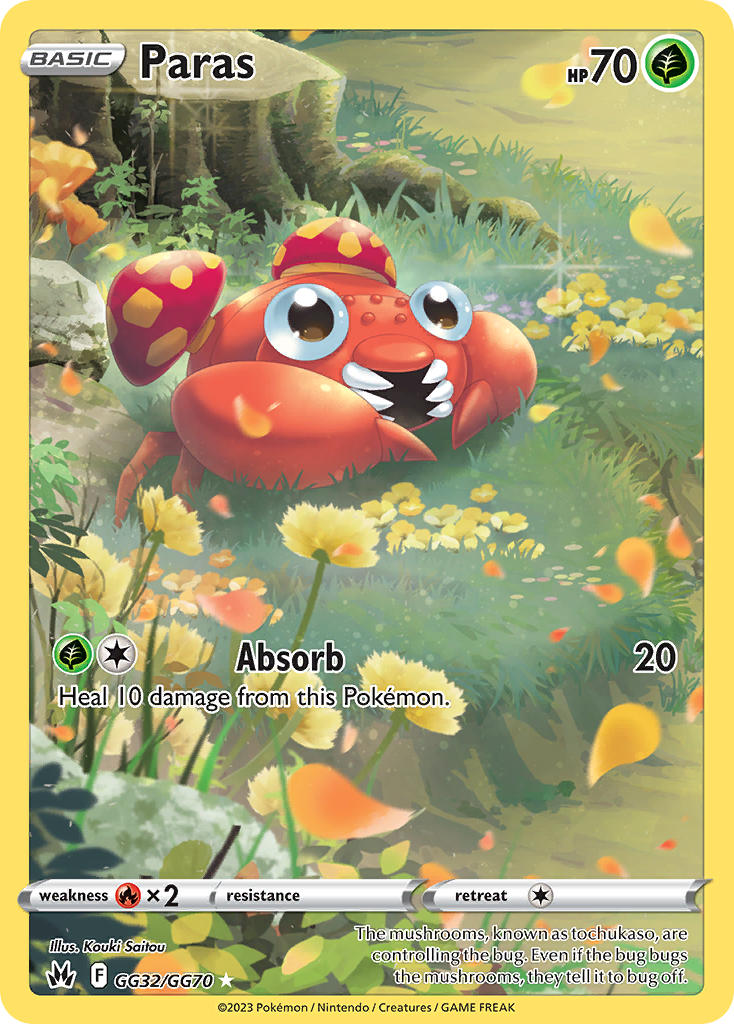 Pokemon TCG Paras GG32/GG70 - Crown Zenith