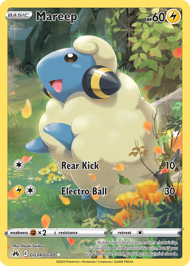 Pokemon TCG Mareep GG34/GG70 - Crown Zenith