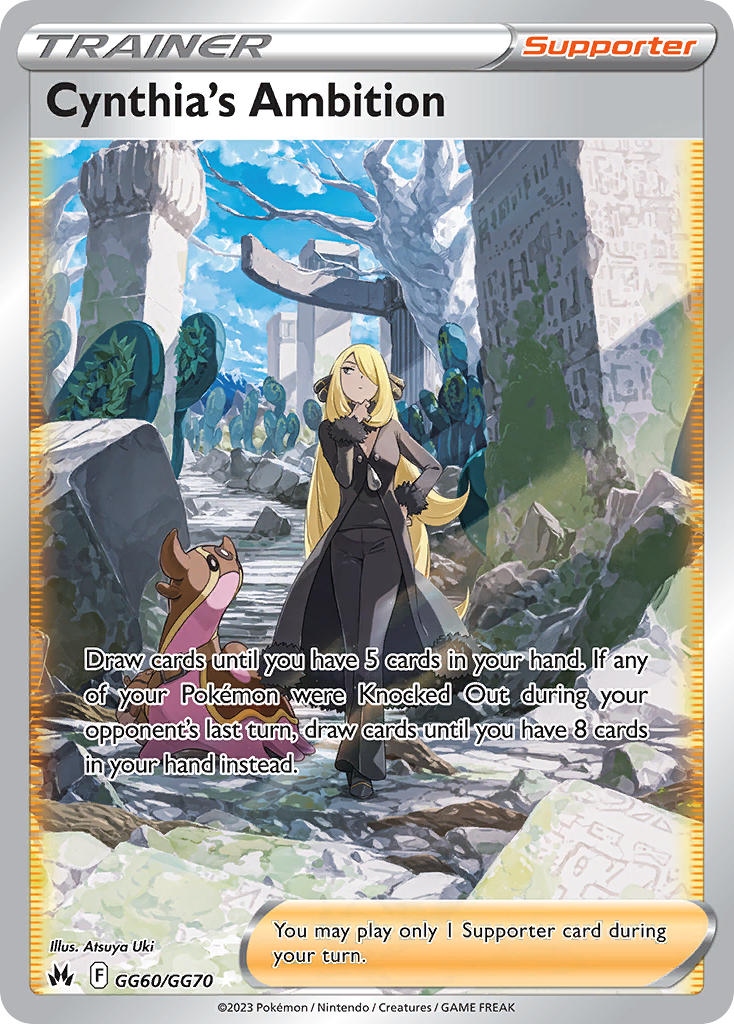 Pokemon TCG Cynthia’s Ambition GG60/GG70 - Crown Zenith