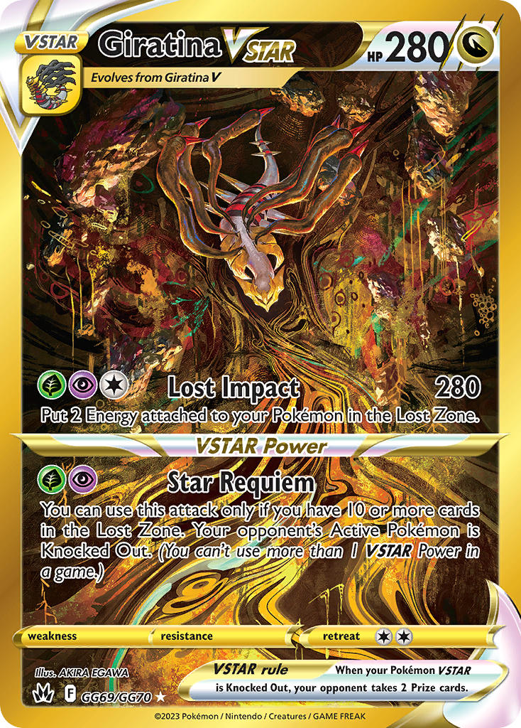 Pokemon TCG Giratina VSTAR GG69/GG70 - Crown Zenith