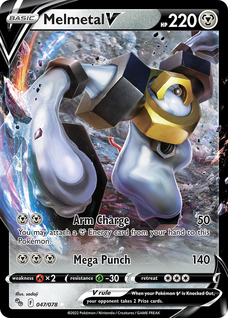 Pokemon TCG Melmetal V 047/078 - Pokemon GO