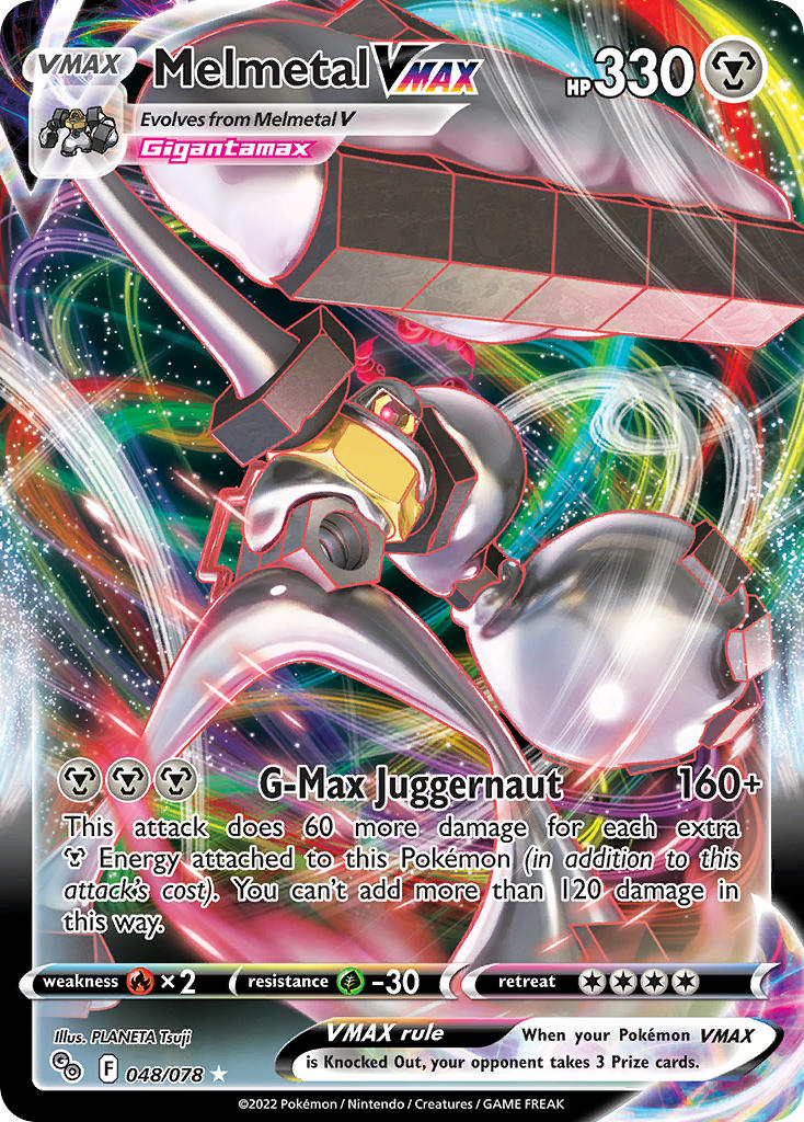 Pokemon TCG Melmetal VMAX 048/078 - Pokemon GO