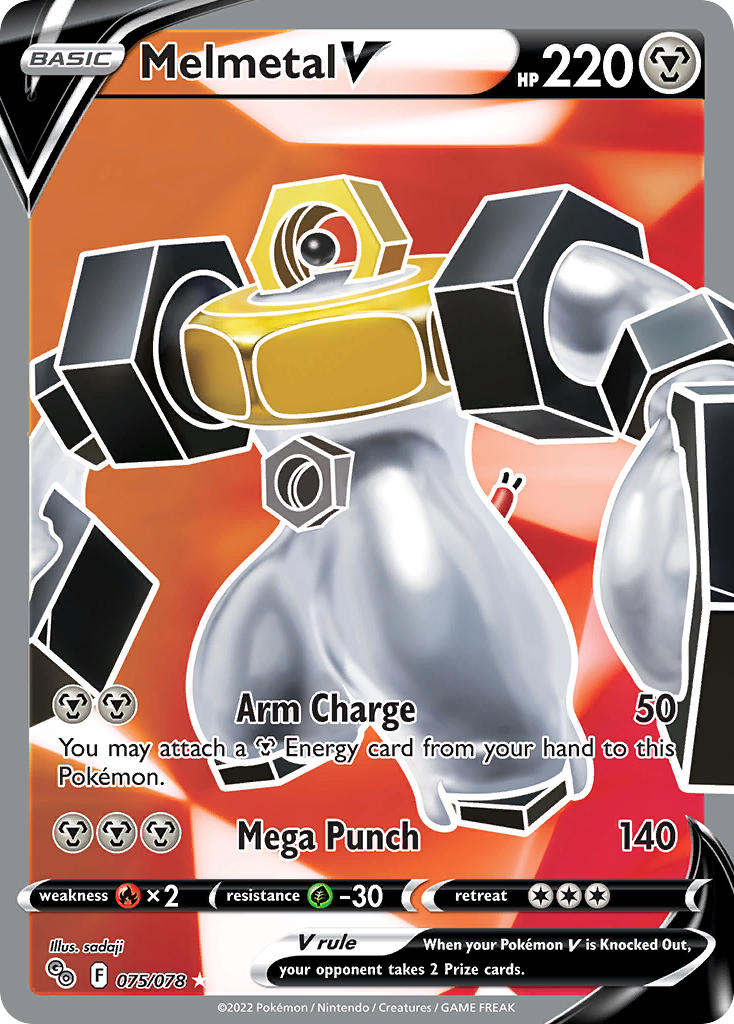 Pokemon TCG Melmetal V 075/078 - Pokemon GO