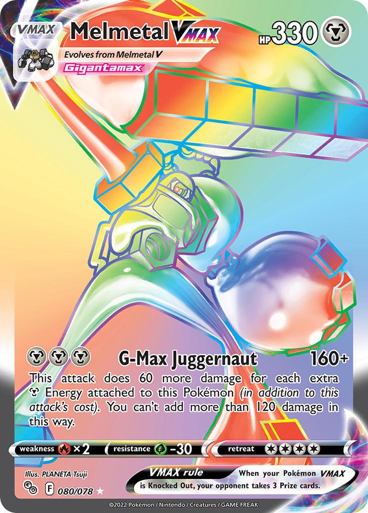 Pokemon TCG Melmetal VMAX 080/078 - Pokemon GO
