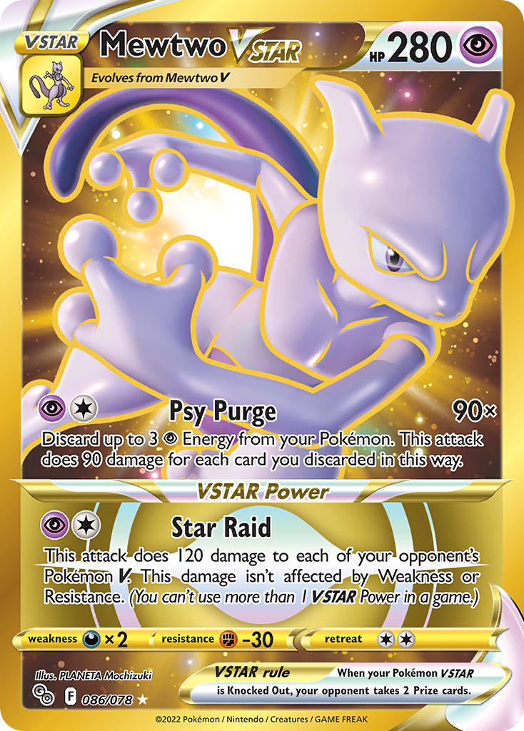 Pokemon TCG Mewtwo VSTAR 086/078 - Pokemon GO
