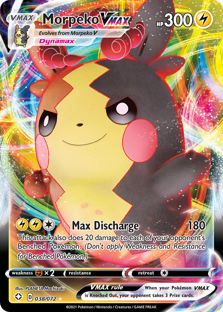Pokemon TCG Morpeko VMAX 038/072 - Shining Fates