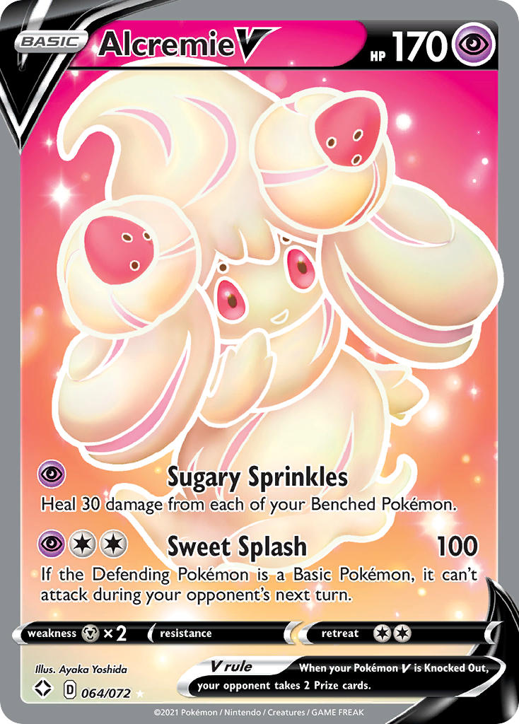 Pokemon TCG Alcremie V 064/072 - Shining Fates