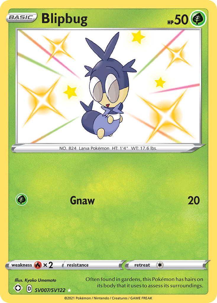 Pokemon TCG Blipbug SV007/SV122 - Shining Fates