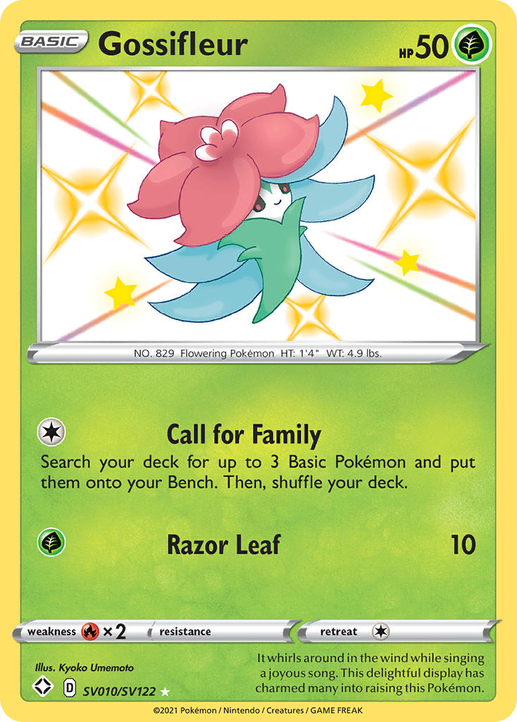 Pokemon TCG Gossifleur SV010/SV122 - Shining Fates