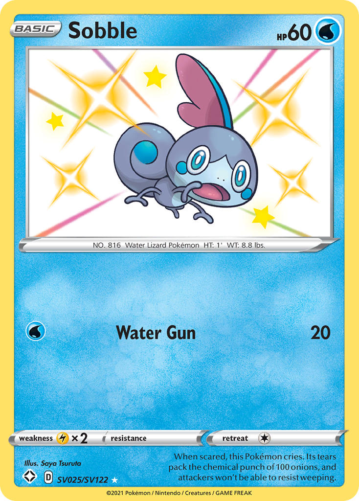 Pokemon TCG Sobble SV025/SV122 - Shining Fates