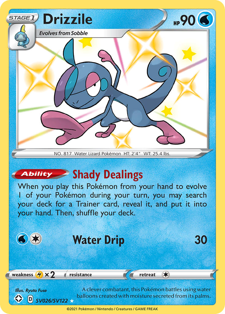 Pokemon TCG Drizzile SV026/SV122 - Shining Fates