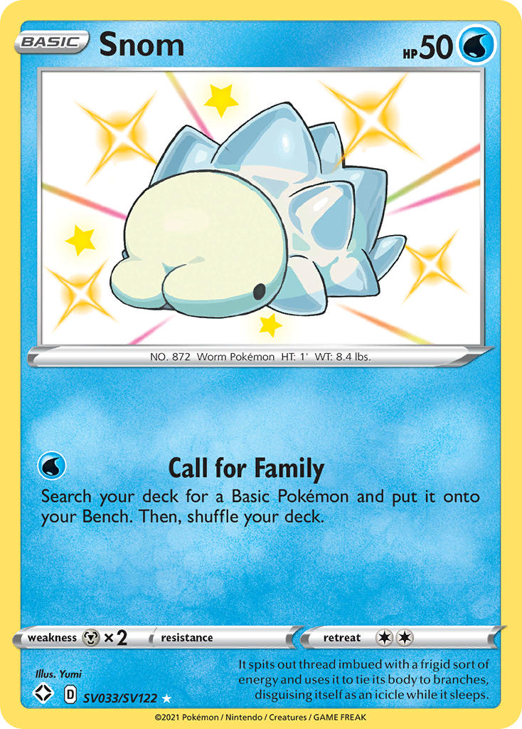 Pokemon TCG Snom SV033/SV122 - Shining Fates