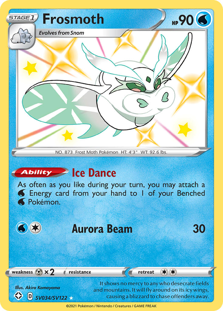 Pokemon TCG Frosmoth SV034/SV122 - Shining Fates