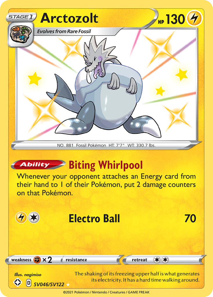 Pokemon TCG Arctozolt SV046/SV122 - Shining Fates