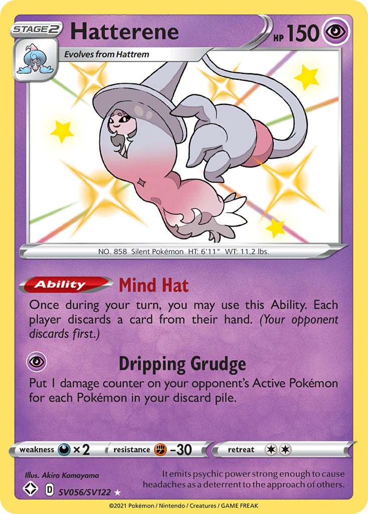 Pokemon TCG Hatterene SV056/SV122 - Shining Fates
