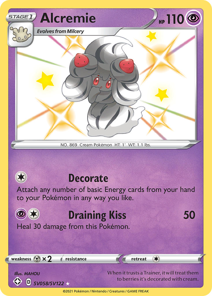 Pokemon TCG Alcremie SV058/SV122 - Shining Fates