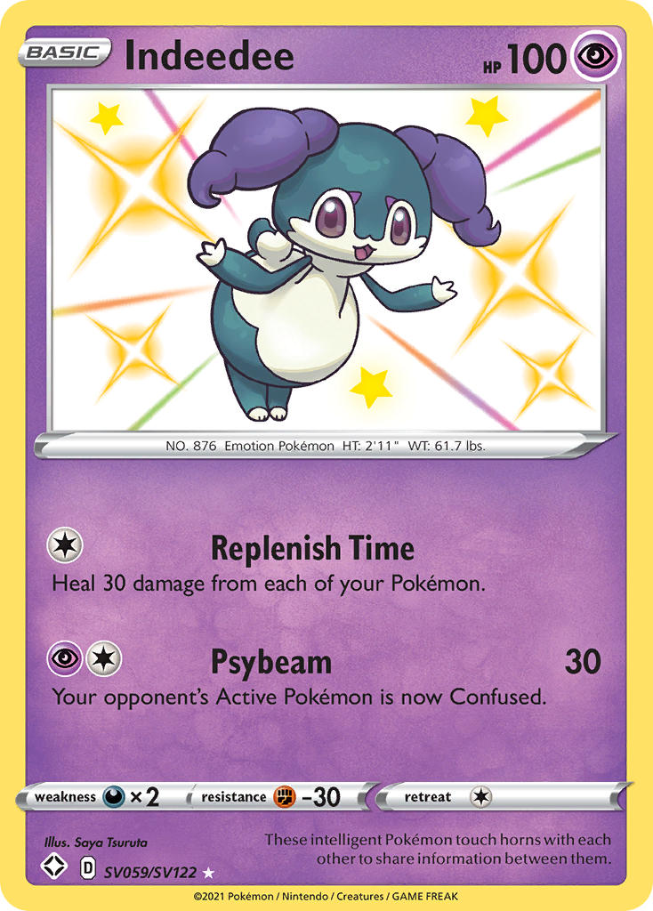 Pokemon TCG Indeedee SV059/SV122 - Shining Fates