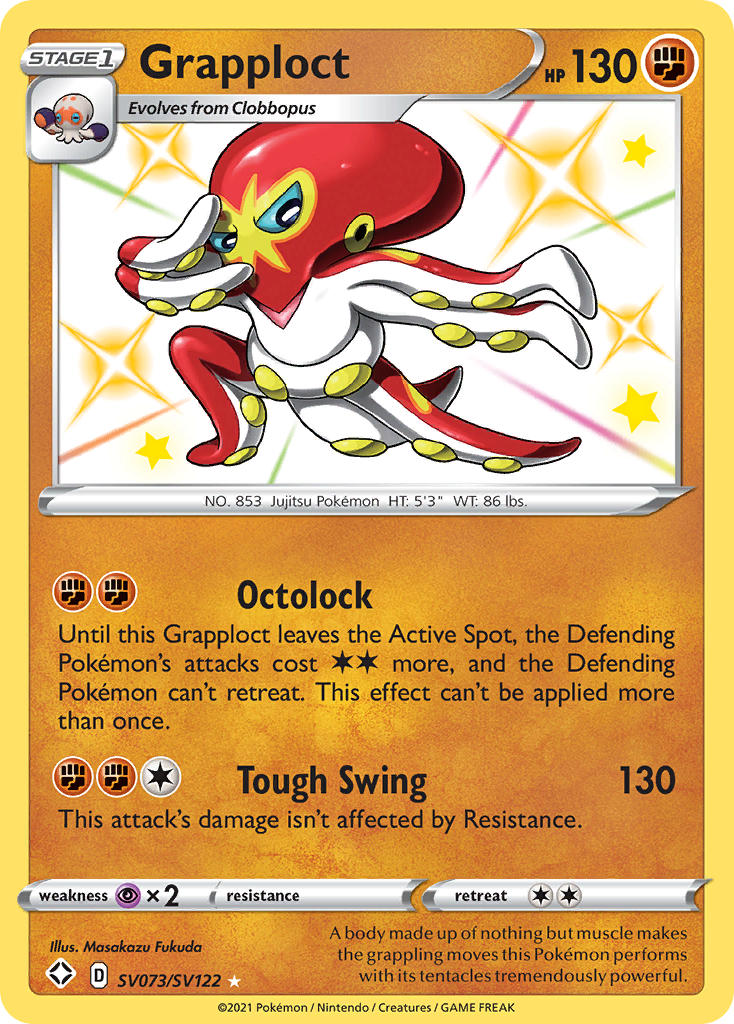 Pokemon TCG Grapploct SV073/SV122 - Shining Fates