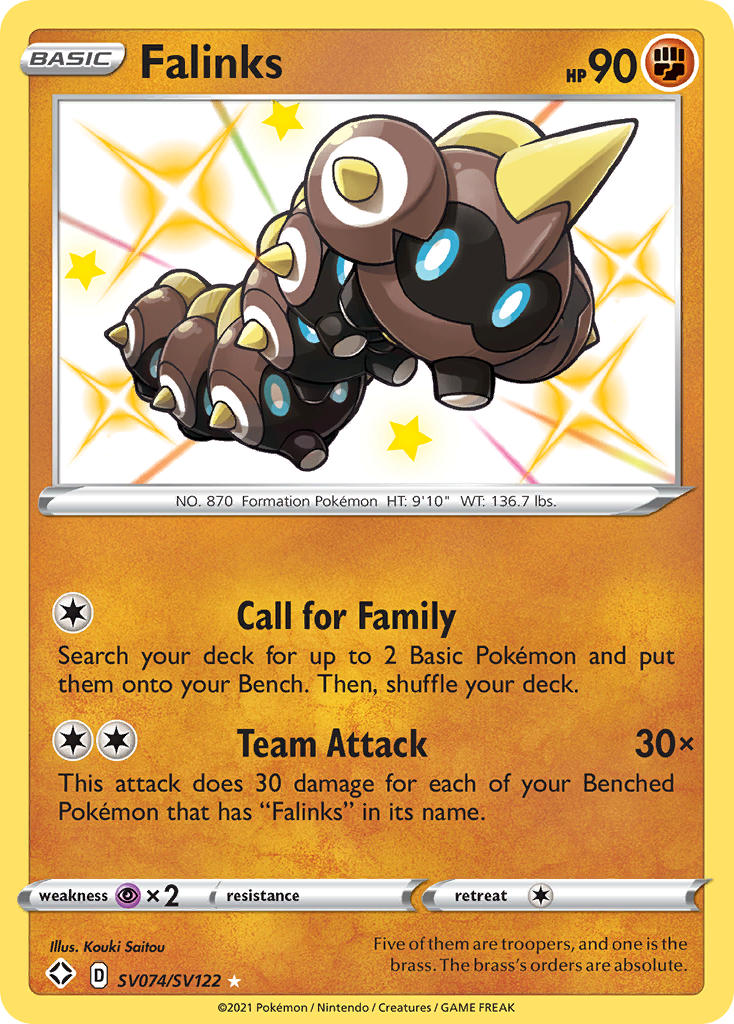 Pokemon TCG Falinks SV074/SV122 - Shining Fates