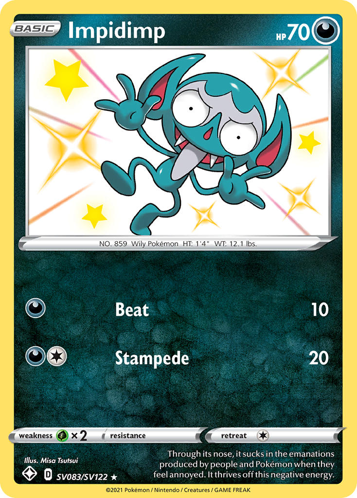 Pokemon TCG Impidimp SV083/SV122 - Shining Fates