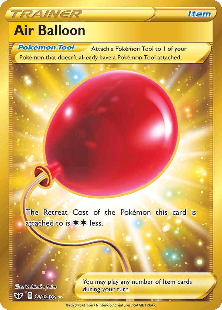 Pokemon TCG Air Balloon 213/202 - Sword & Shield