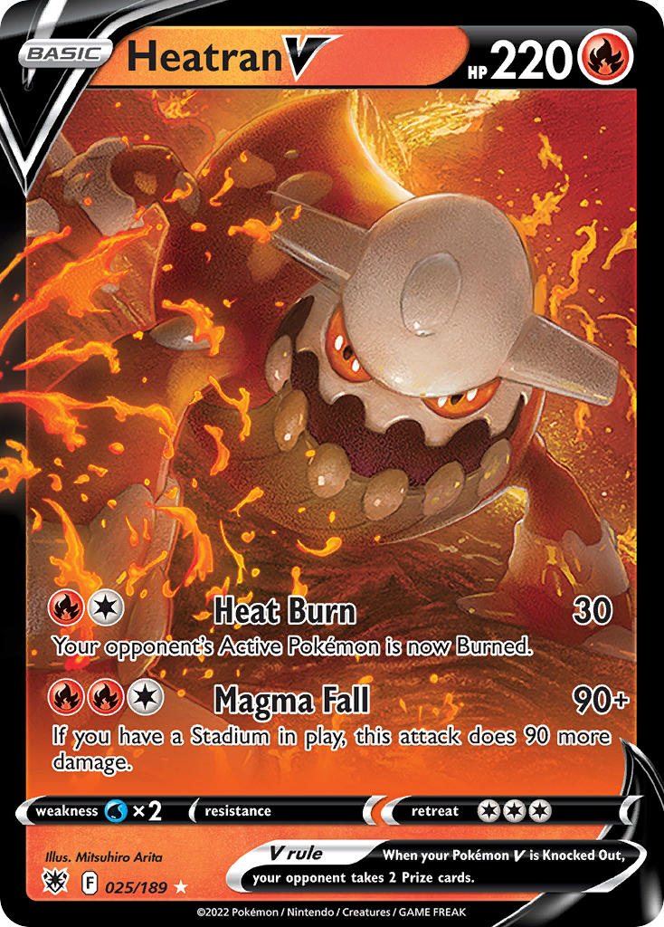 Pokemon TCG Heatran V 025/189 - Astral Radiance