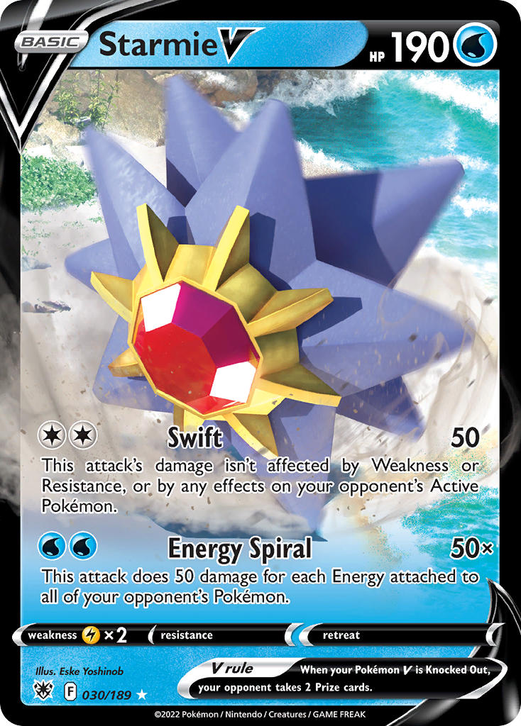 Pokemon TCG Starmie V 030/189 - Astral Radiance