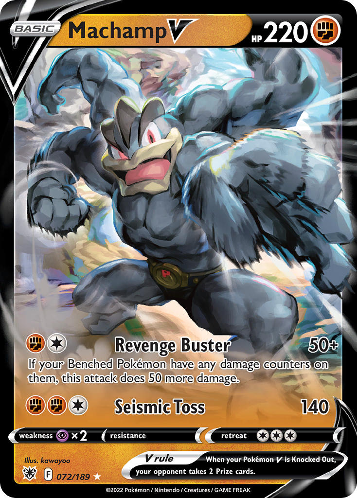 Pokemon TCG Machamp V 072/189 - Astral Radiance