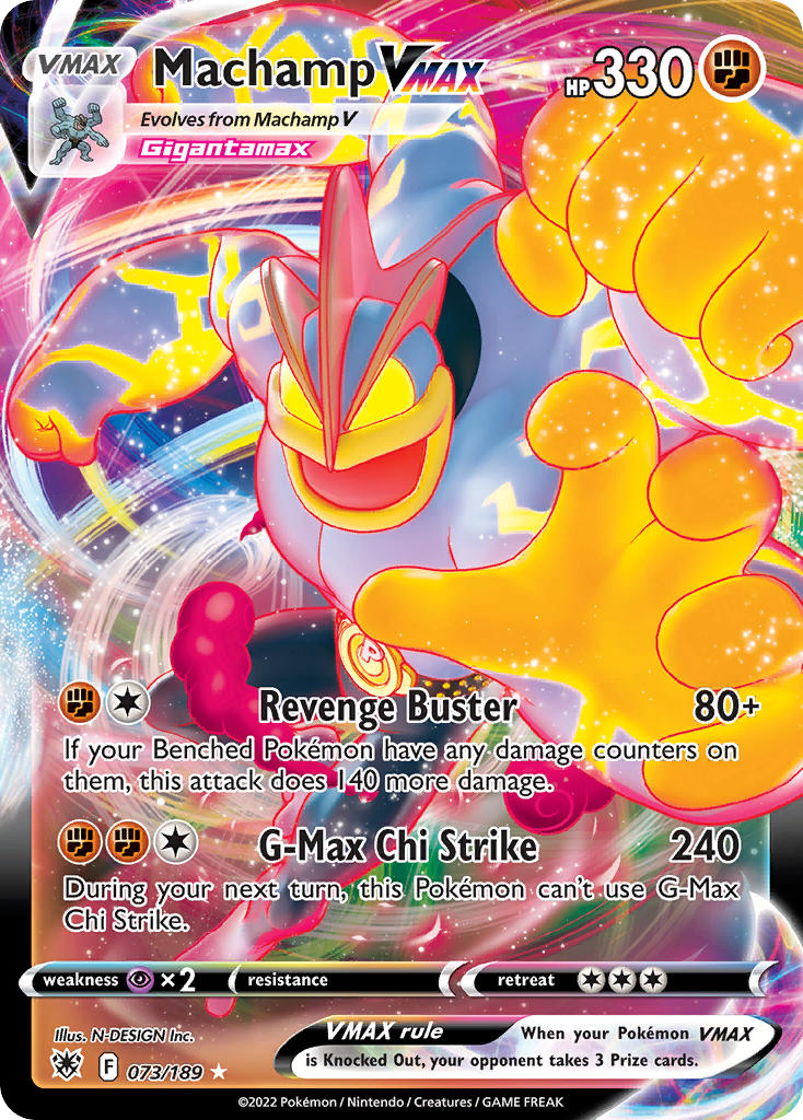 Pokemon TCG Machamp VMAX 073/189 - Astral Radiance