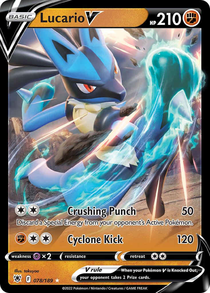 Pokemon TCG Lucario V 078/189 - Astral Radiance