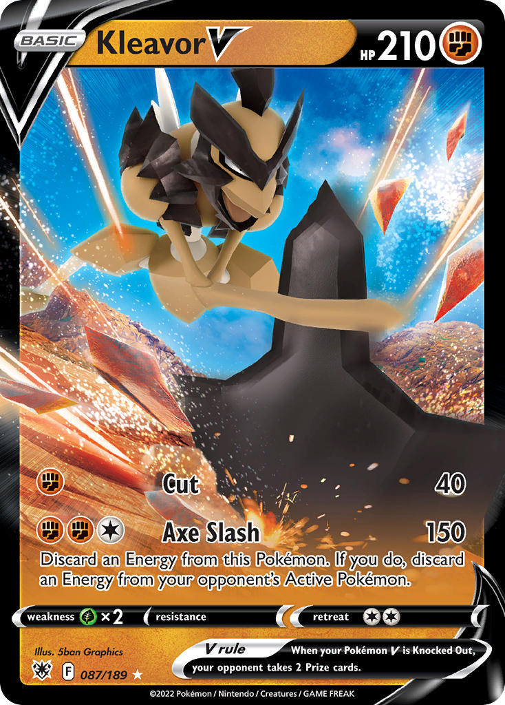 Pokemon TCG Kleavor V 087/189 - Astral Radiance