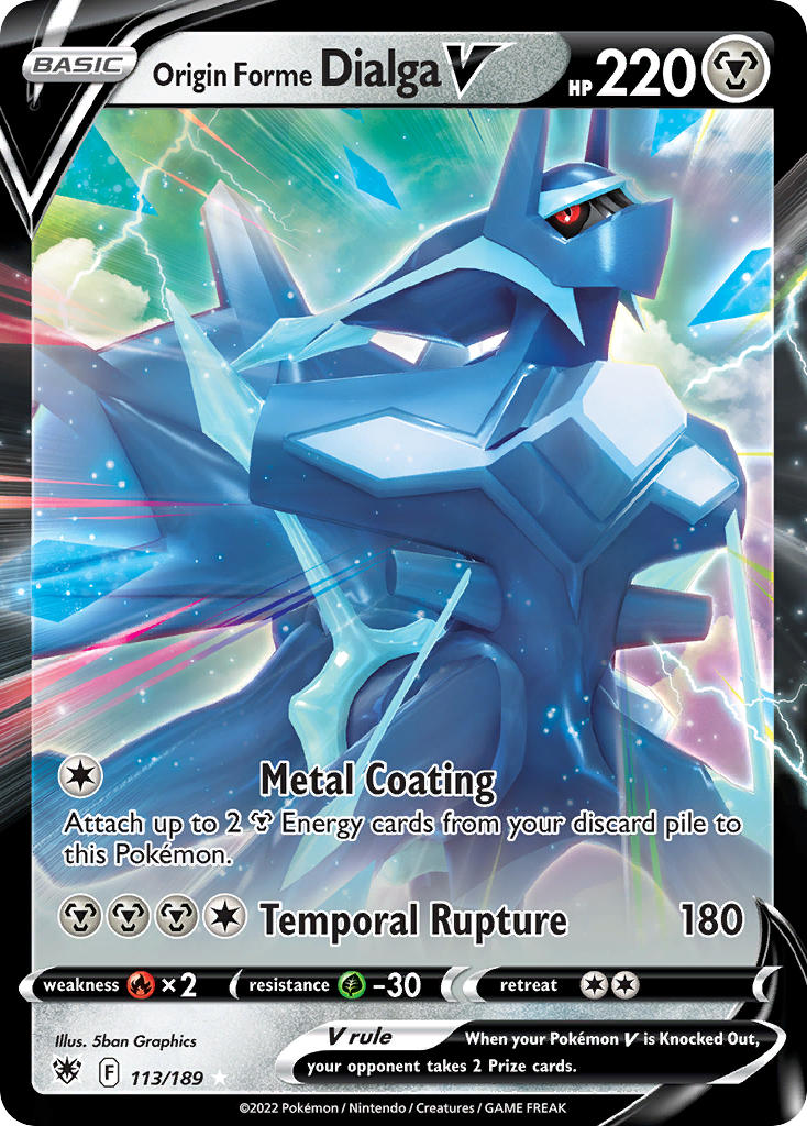 Pokemon TCG Origin Forme Dialga V 113/189 - Astral Radiance