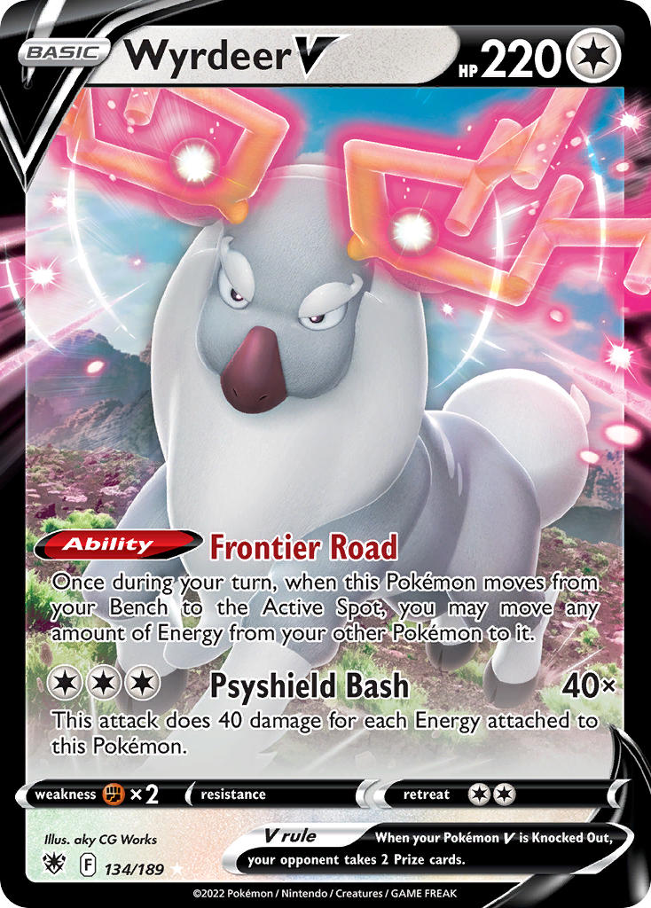 Pokemon TCG Wyrdeer V 134/189 - Astral Radiance
