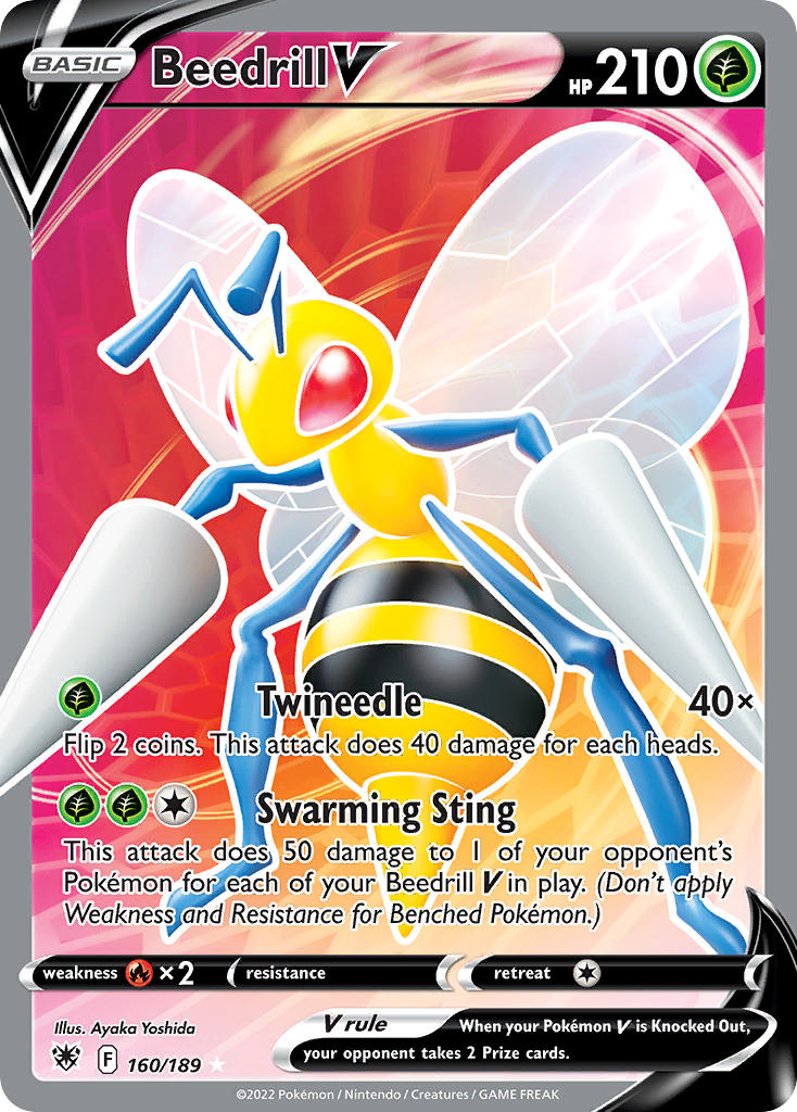 Pokemon TCG Beedrill V 160/189 - Astral Radiance