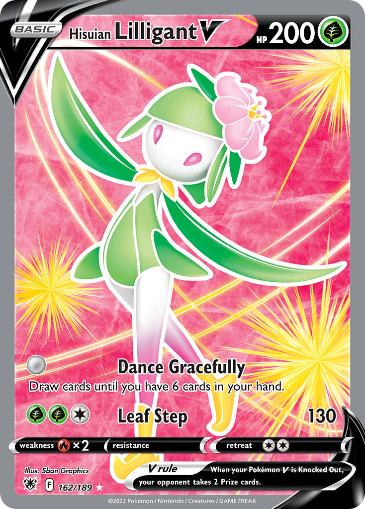 Pokemon TCG Hisuian Lilligant V 162/189 - Astral Radiance