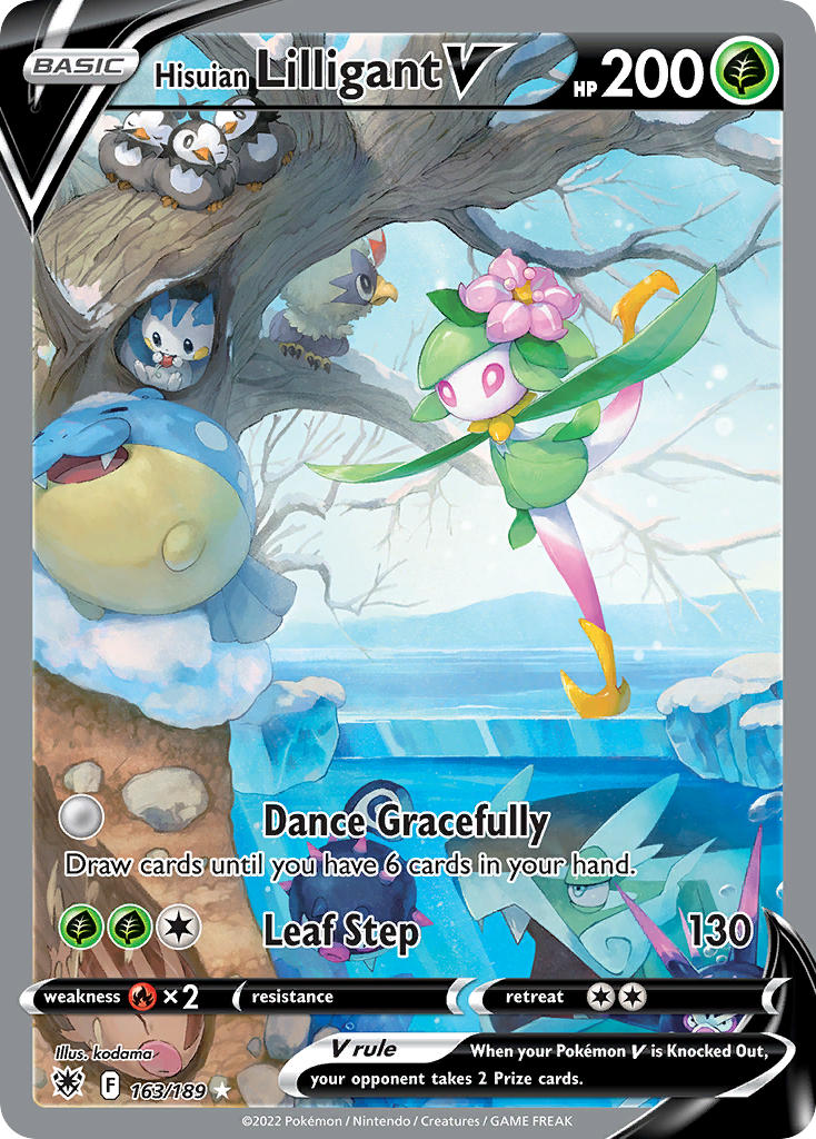 Pokemon TCG Hisuian Lilligant V 163/189 - Astral Radiance