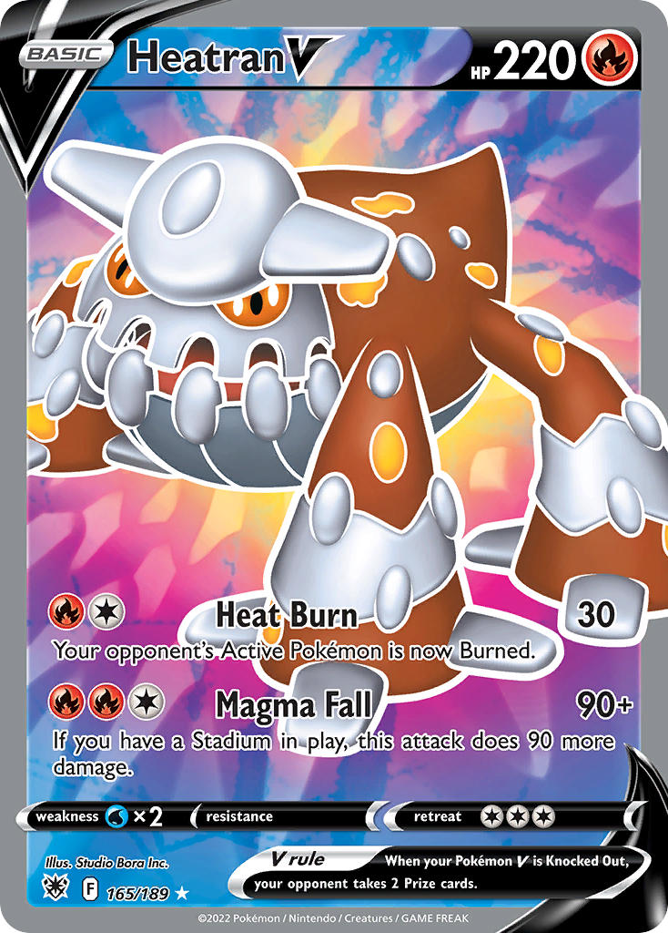 Pokemon TCG Heatran V 165/189 - Astral Radiance