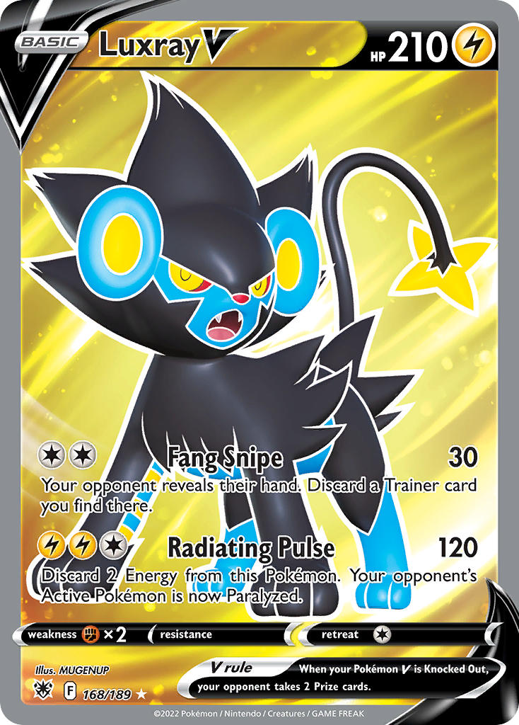Pokemon TCG Luxray V 168/189 - Astral Radiance